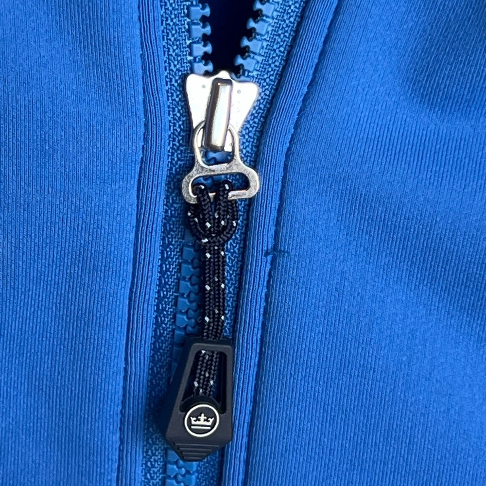 Peter Millar- Lightweight Jacket Abaco Blue New With Tags Small Two Way Zipper - Picture 16 of 17